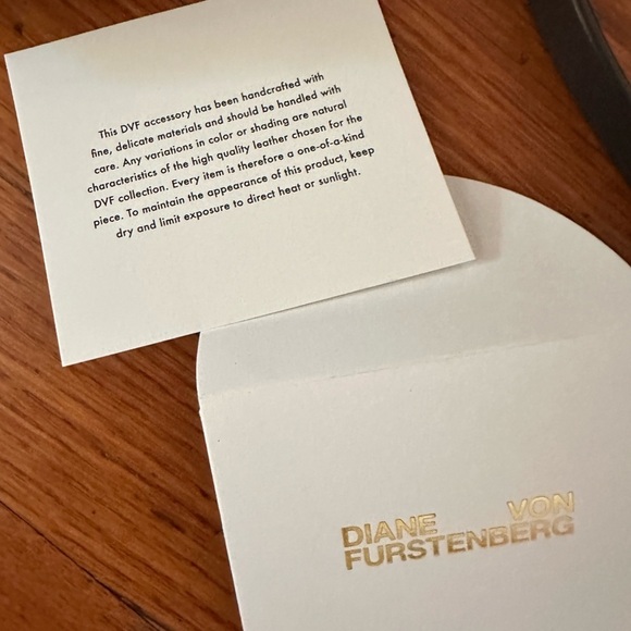 Diane Von Furstenberg Charcoal Grey and Gold Satchel with Structured Design - Picture 10 of 12